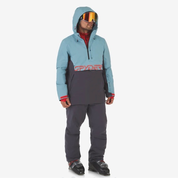 Men spyder ski jacket. Like new. Worn a few times. INSULATED ANORAK - Picture 2 of 13